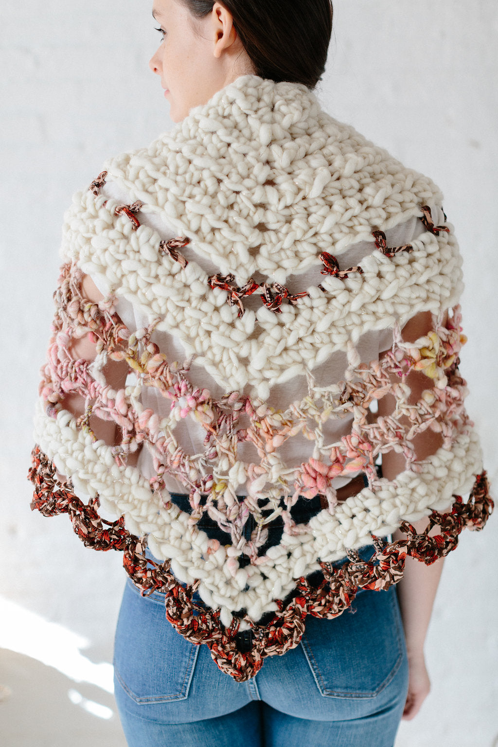 Hibiscus Moon Crochet Shawl Pattern