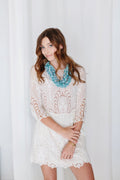 Wanderful Necklace - knit collage knitting pattern, chunky yarn 