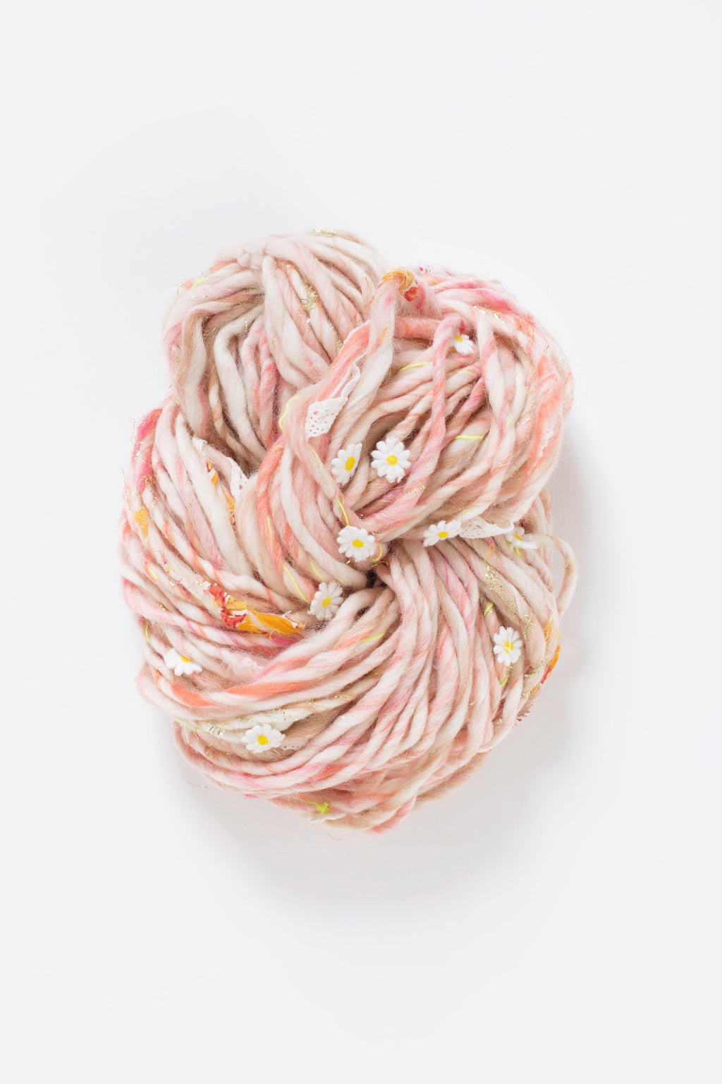 Daisy Chain Yarn in Natural Aura by Knit Collage - Chunky bulky Hand knitting yarn