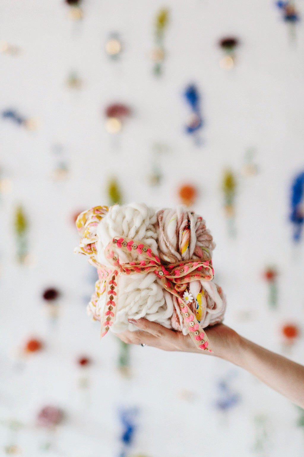 Mini Skein Sampler Kit Knit Collage in Natural