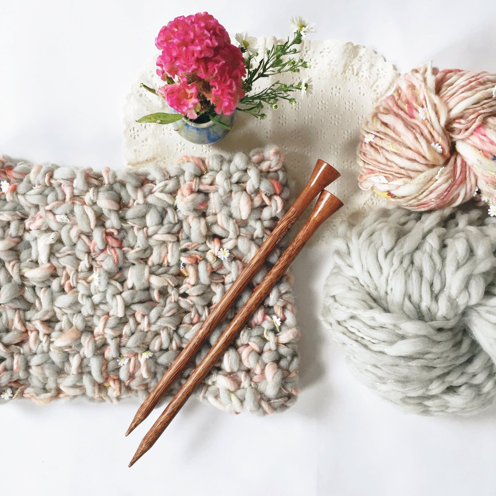 Knit Collage Double Happiness Cowl Pattern