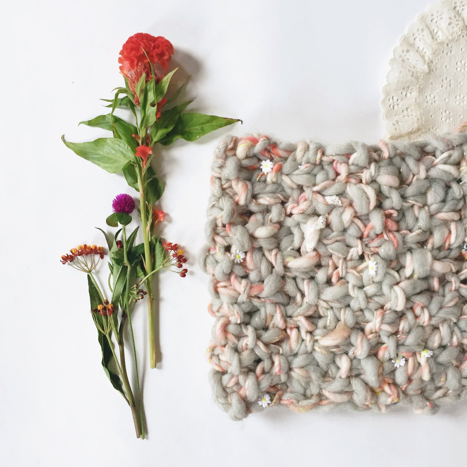 Knit Collage Double Happiness Cowl Pattern