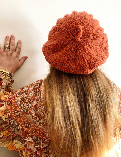Le Slouch Cable Beret & Scarf Pattern