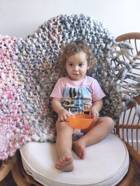Knit Collage Wanderlust Ombre Knit Blanket Pattern