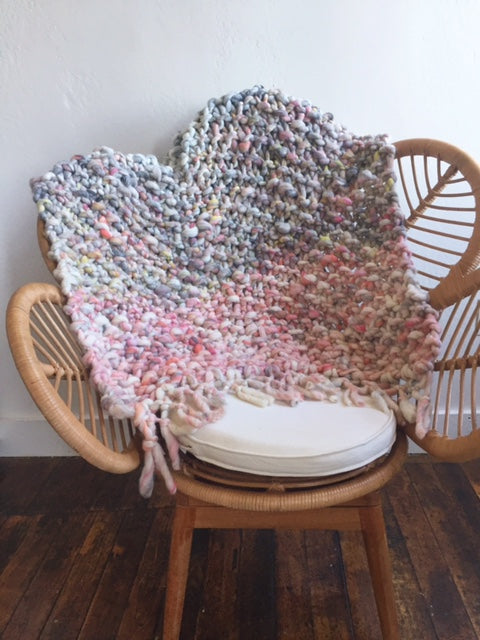 Knit Collage Wanderlust Ombre Knit Blanket Pattern