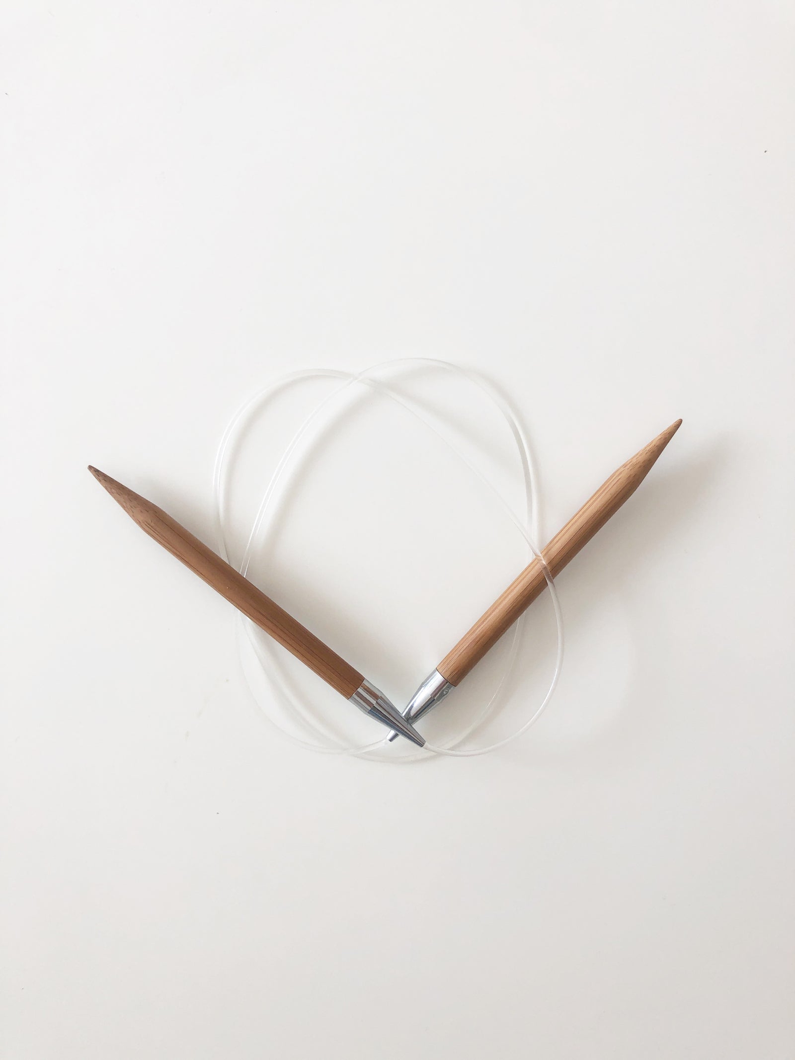 Size US 13 fixed circular knitting needles with plastic cord. Length comes in 32 and 40 inches.