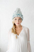 Knit Collage Snow Bunny Cable Beanie Hat Knitting Pattern