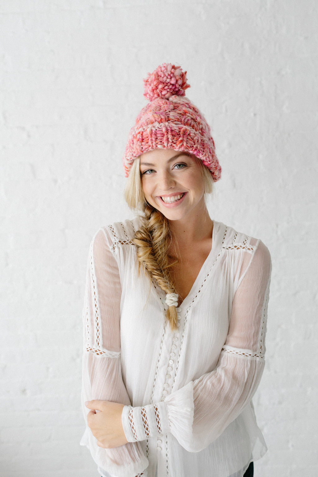 Snow Bunny Cable Hat Pattern