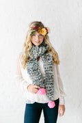 Knit Collage Bright Spot Scarf Knitting Pattern
