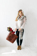 Knit Collage Marled Cocoon Scarf Knitting Pattern