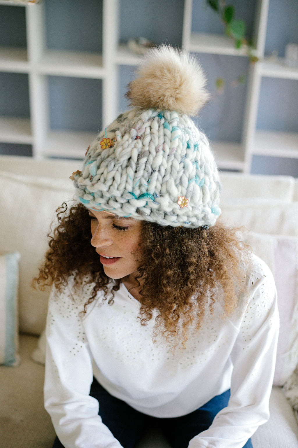 In Bloom Beanie Hat Pattern - Knit Collage