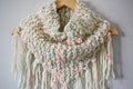 Knit Collage Keep Me Cozy Fringe Cowl