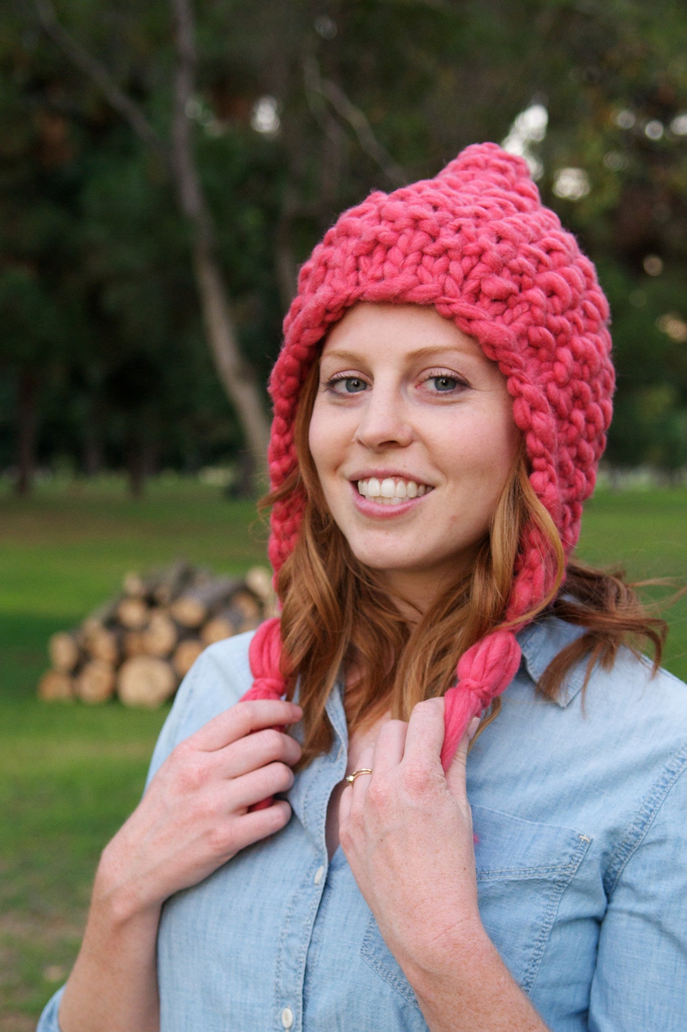 Knit Collage Free Bird Hoodie Hat Pattern