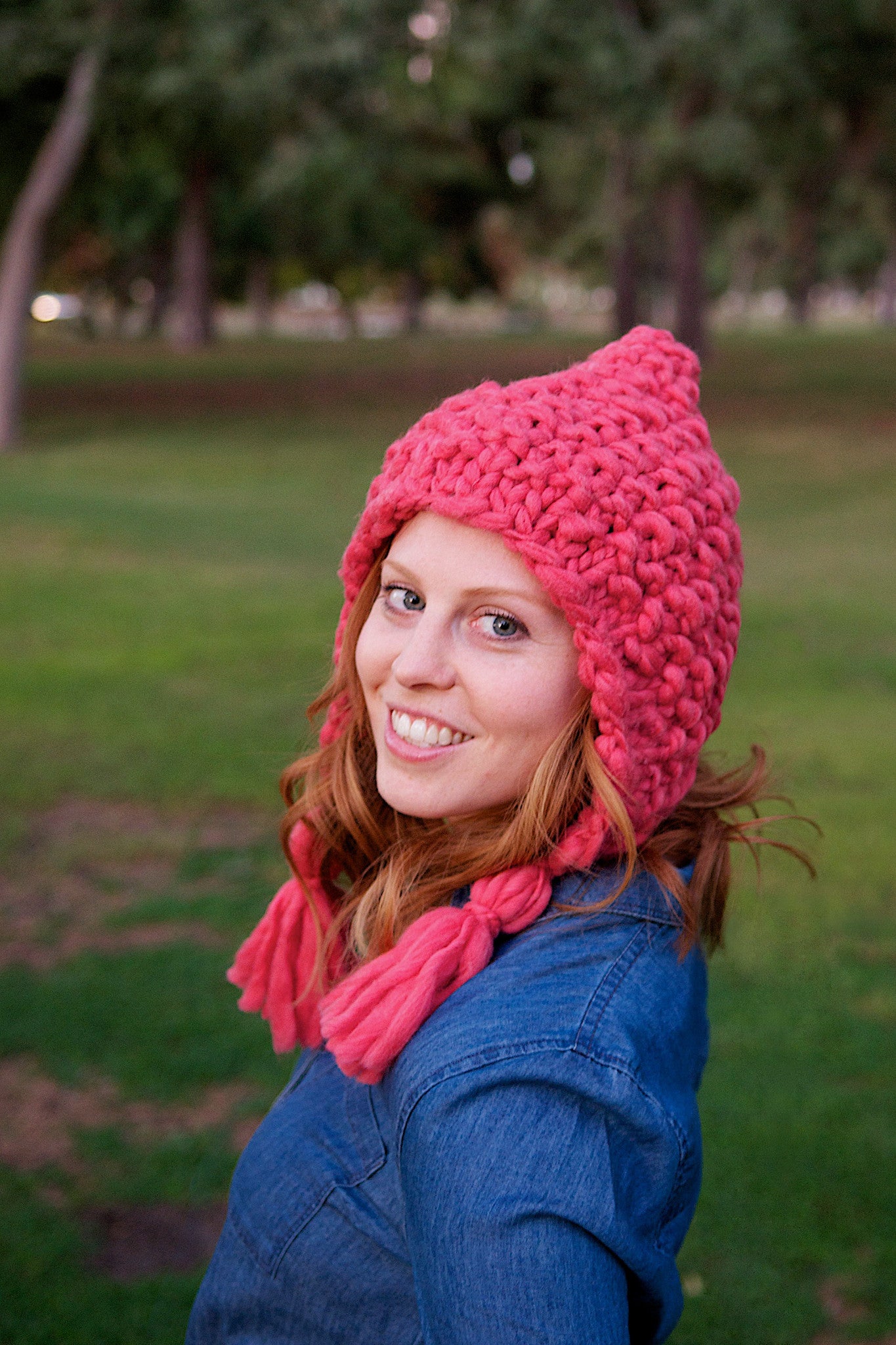 Knit Collage Free Bird Hoodie Hat Pattern
