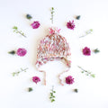 Knit Collage Modern Earflap Hat Pattern