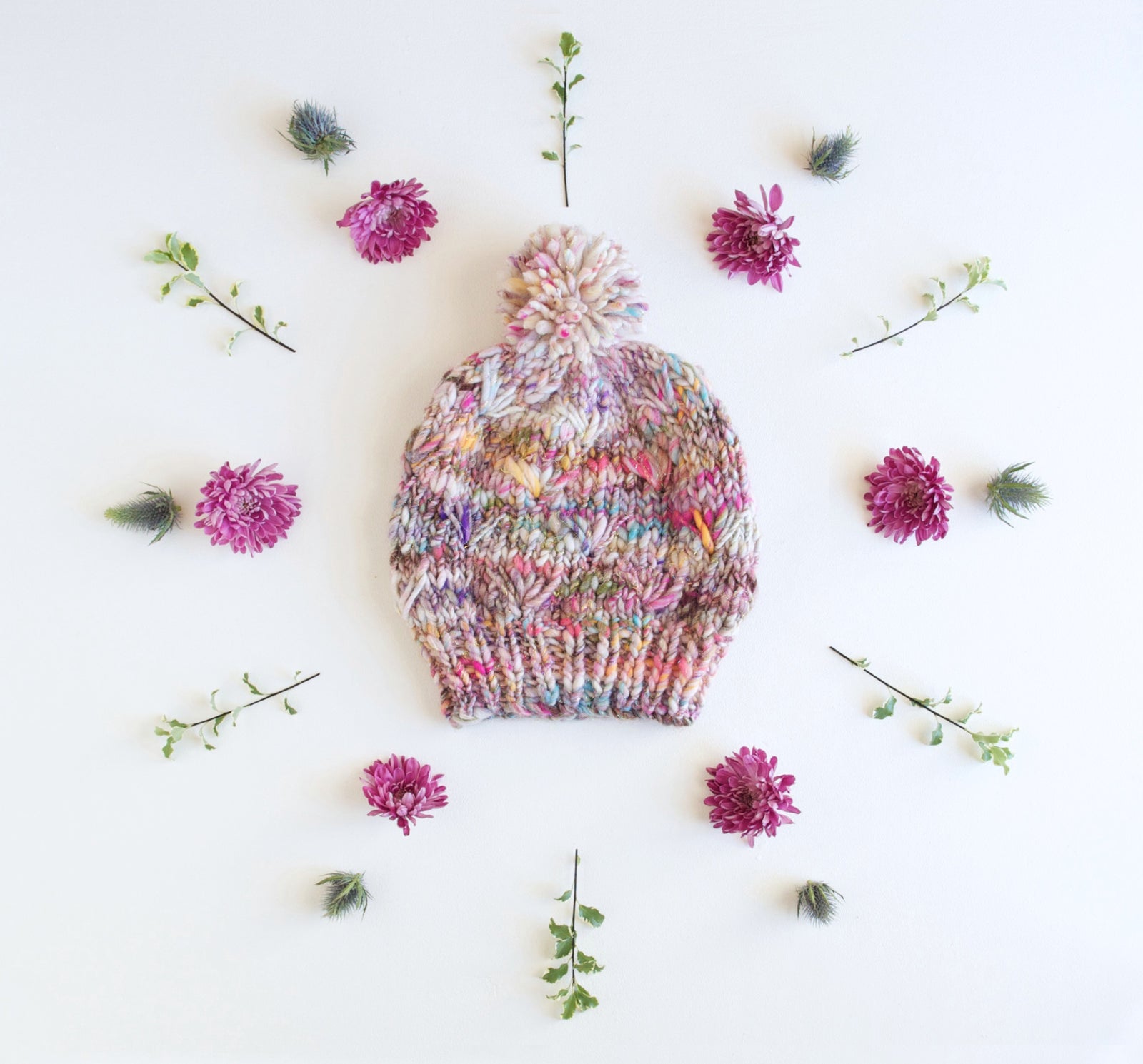 Knit Collage Dandelion Hat Knitting Pattern