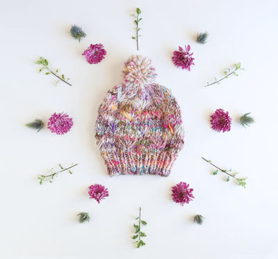 Knit Collage Dandelion Hat Knitting Pattern