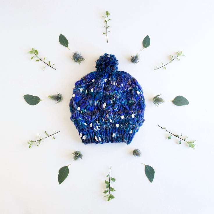 Knit Collage Dandelion Hat Knitting Pattern