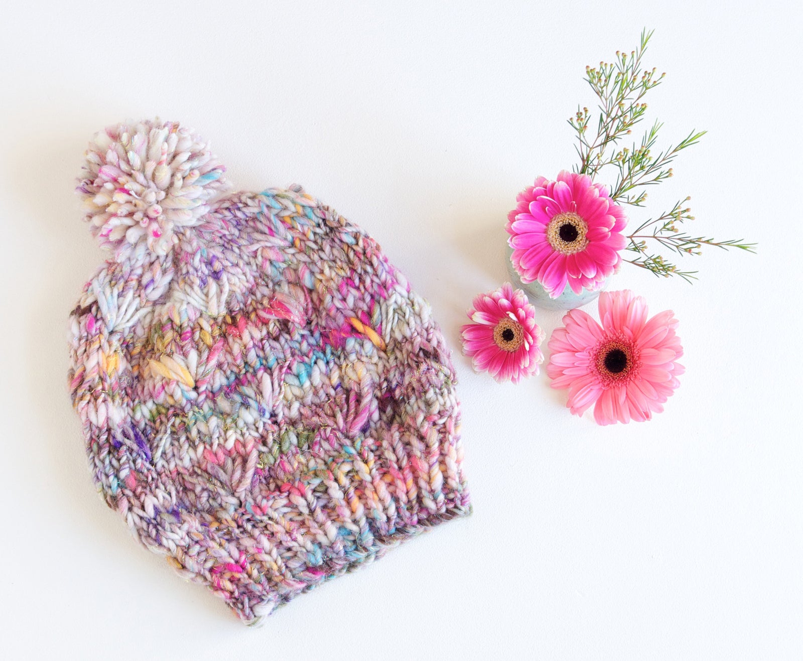 Knit Collage Dandelion Hat Knitting Pattern