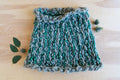 Knit Collage Stripe Story Cowl Pattern