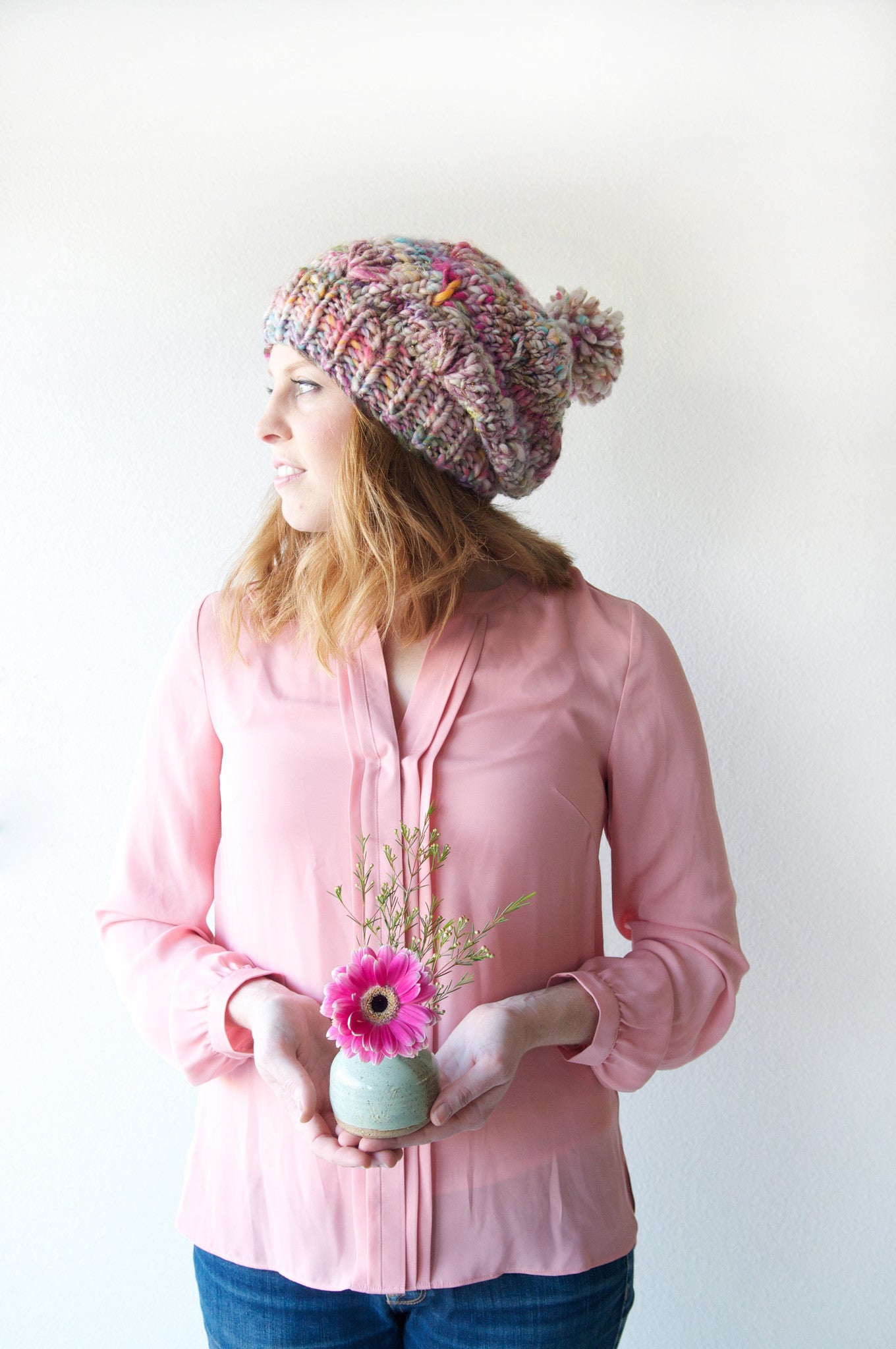 Knit Collage Dandelion Hat Knitting Pattern