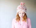 Knit Collage Modern Earflap Hat Pattern