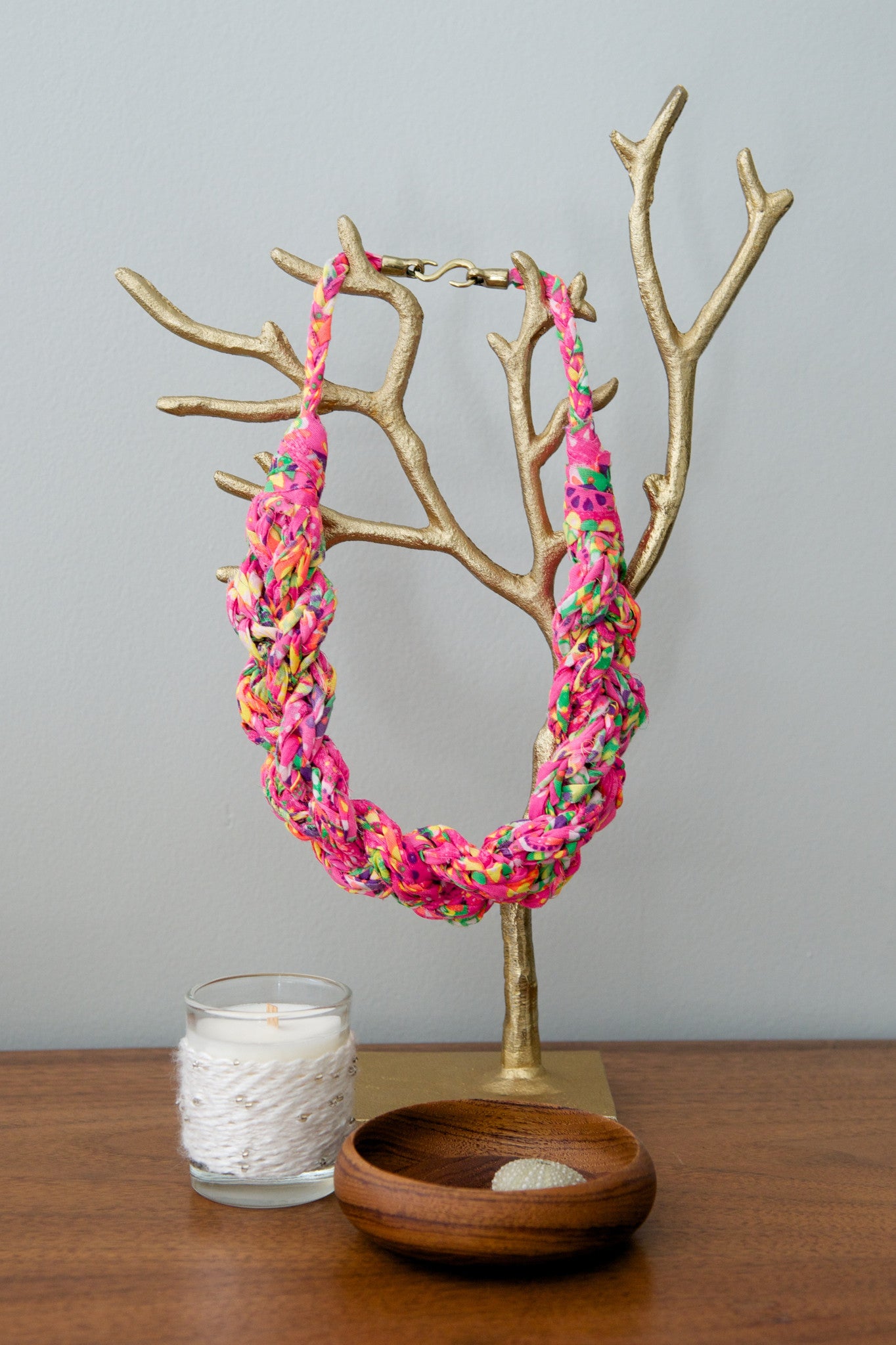 Knit Collage Wildflower Sailor Necklaces Knitting Pattern