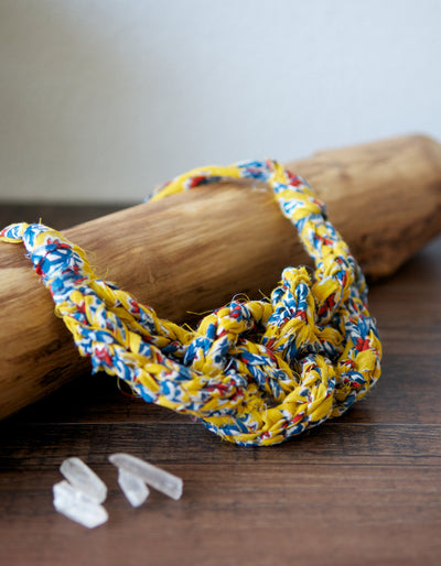 Knit Collage Wildflower Sailor Necklaces Knitting Pattern
