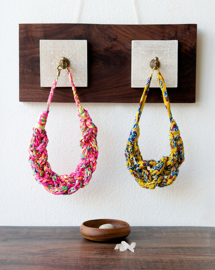 Knit Collage Wildflower Sailor Necklaces Knitting Pattern