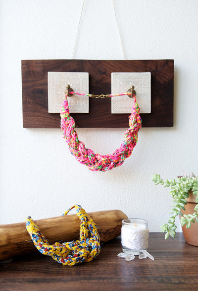 Knit Collage Wildflower Sailor Necklaces Knitting Pattern