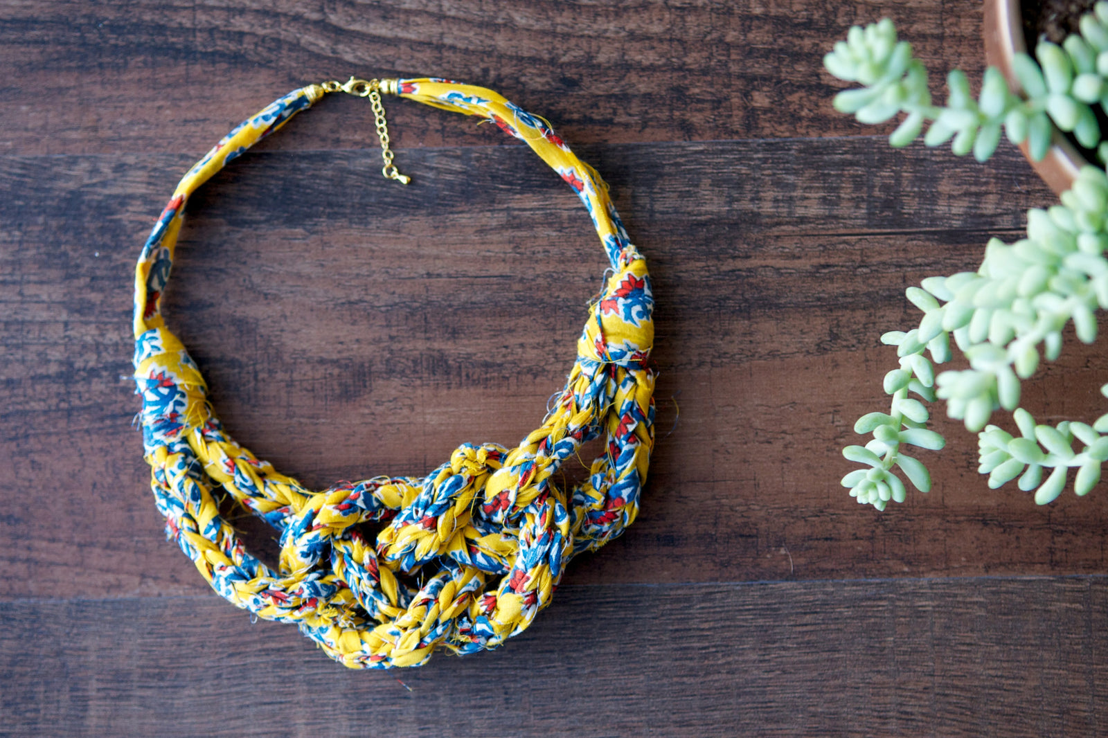 Knit Collage Wildflower Sailor Necklaces Knitting Pattern