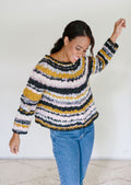 Kaleidoscope Sweater Long Sleeve Stripe Kit