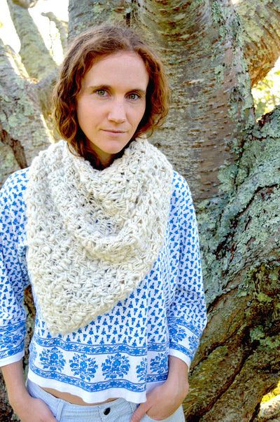 Knit Collage Cast Away Bandana Pattern