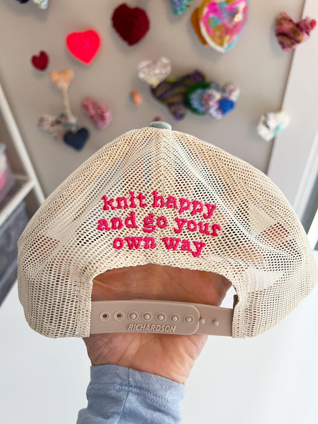 Knit Collage Logo Hat