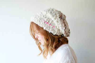 Knit Collage Boho Fable Hat Knitting Pattern