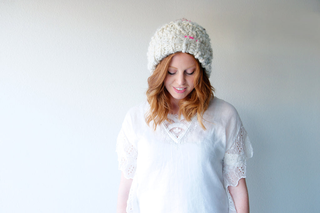 Knit Collage Boho Fable Hat Knitting Pattern