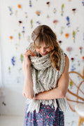Knit Collage Joie Brioche Scarf Knitting Pattern - simple chunky yarn brioche knit 