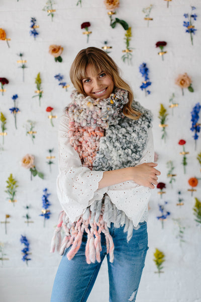 Counting Sheep Scarf Pattern by Knit Collage Knitting Pattern