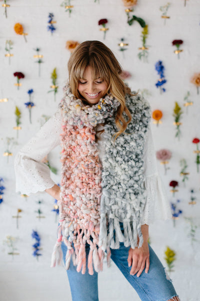 Counting Sheep Scarf Pattern by Knit Collage Knitting Pattern
