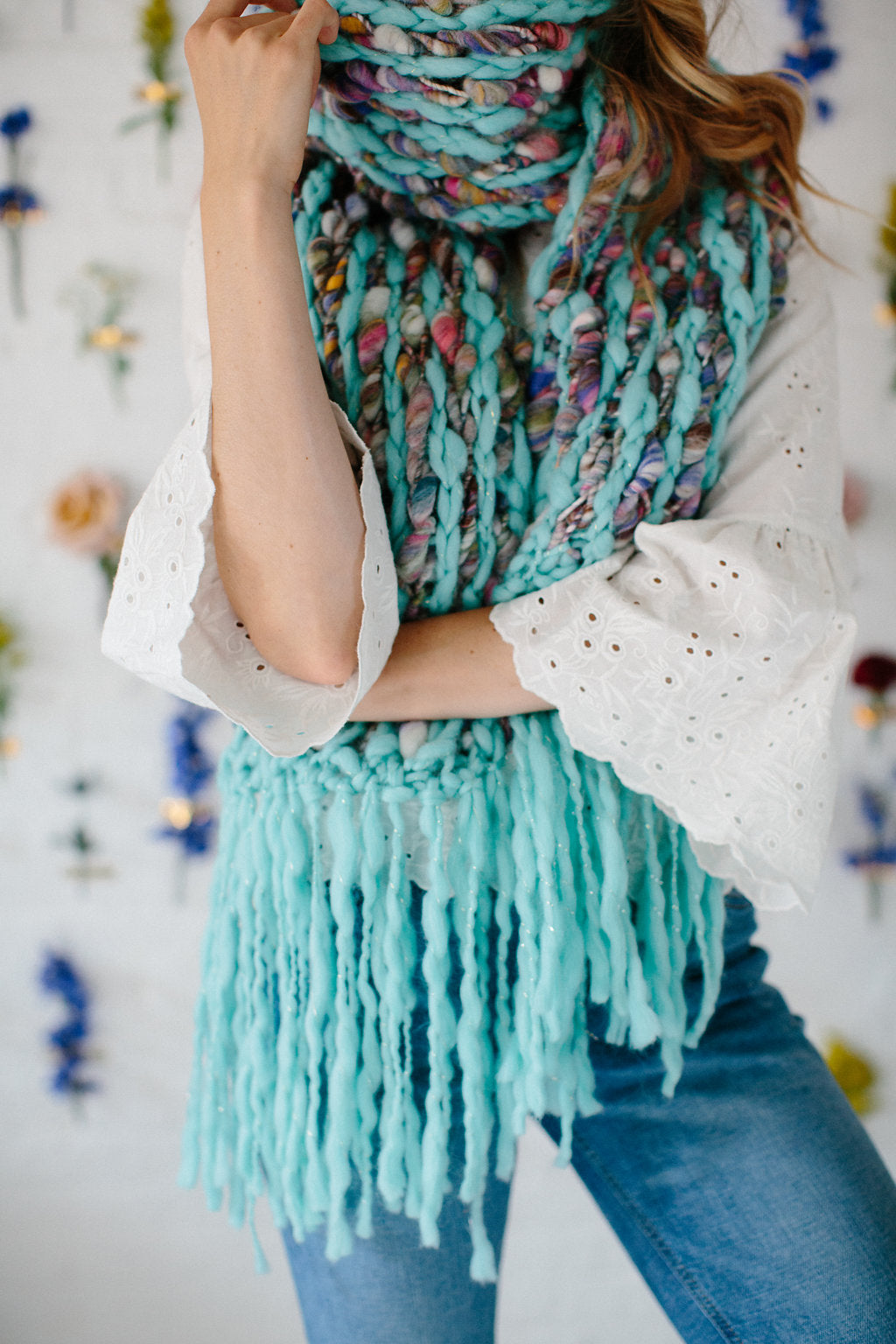 Happy Trails Scarf Knitting Pattern by Knit Collage