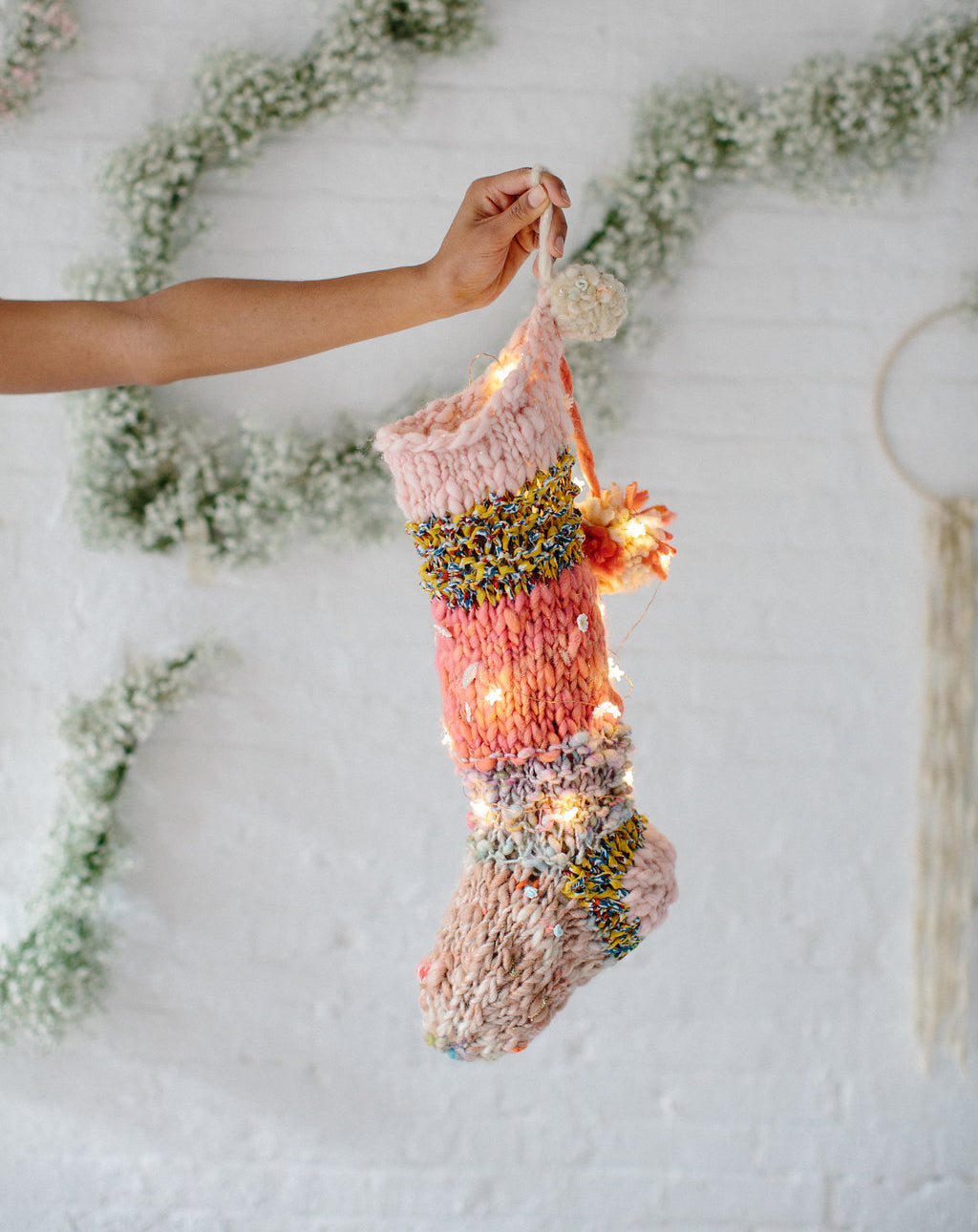 Knit Collage Holiday Stocking Knitting Pattern