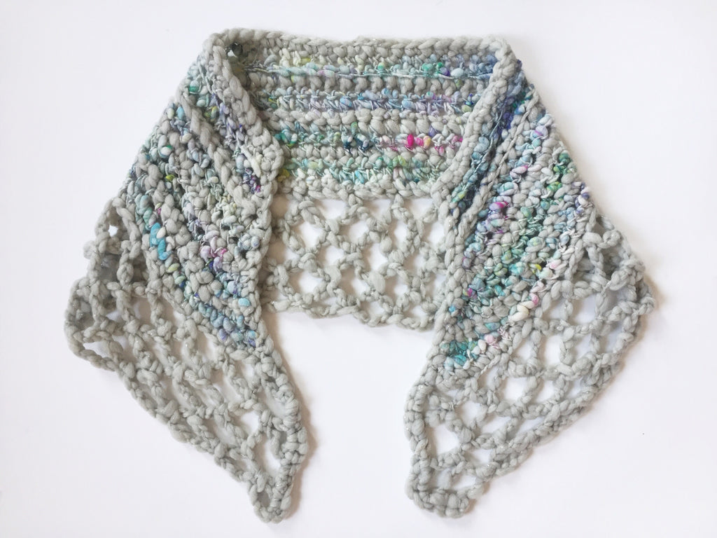 Knit Collage Talisman Crochet Shawl