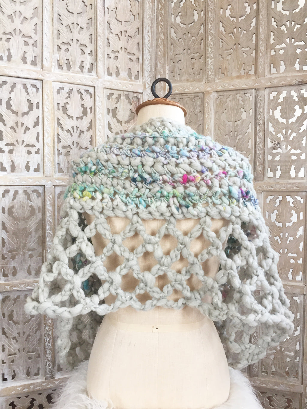 Knit Collage Talisman Crochet Shawl