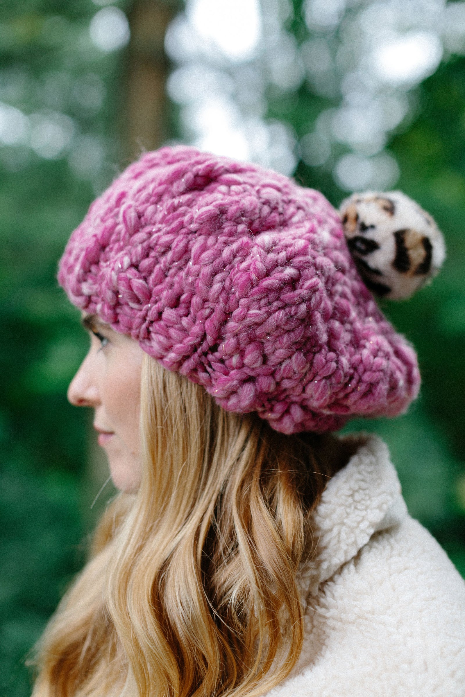 Knit Collage Merci Beaucoup Beret Knitting Hat Pattern