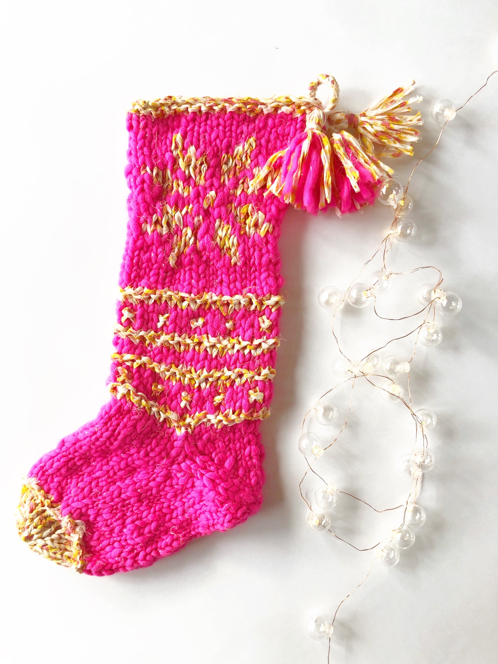 Merry and Bright Stocking Pattern