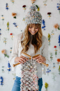 Modern Earflap Hat Pattern Knit Collage Knitting