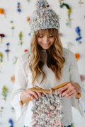Modern Earflap Hat Pattern Knit Collage Knitting