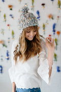 Modern Earflap Hat Pattern Knit Collage Knitting