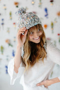 Modern Earflap Hat Pattern Knit Collage Knitting
