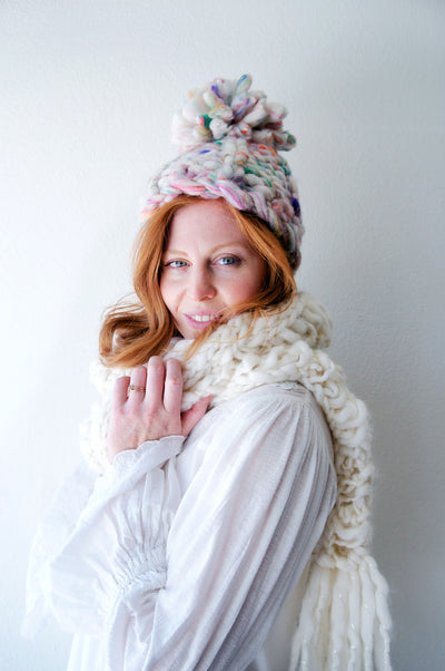 Knit Collage Take a Chance Hat Knitting Pattern